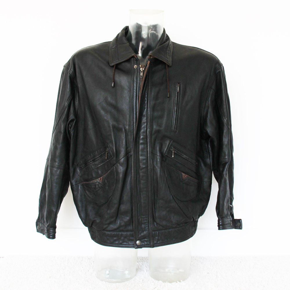 Leren Jas Heren - Vintage Leer - Stoer en Modieus - Casual en Avondkleding